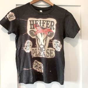 Heifer Please Vintage Graphic shirt Youth Girls